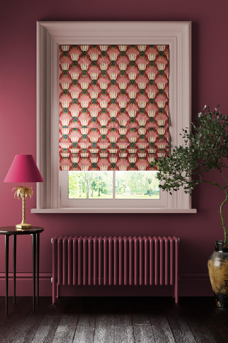 Morris & Co Amaranth & Blush Bedford Park Fabrics Fabric