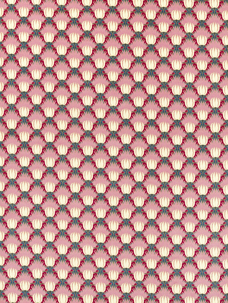 Morris & Co Amaranth & Blush Bedford Park Fabrics Fabric