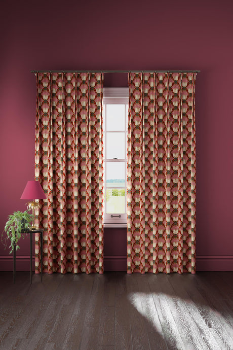 Morris & Co Amaranth & Blush Bedford Park Fabrics Fabric