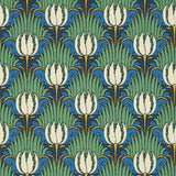 Morris & Co Tulip & Bird Goblin Green & Raven Wallpaper