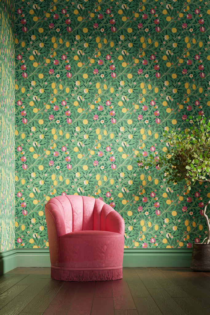 Morris & Co Tangled Green Bedford Park Wallpapers Wallpaper