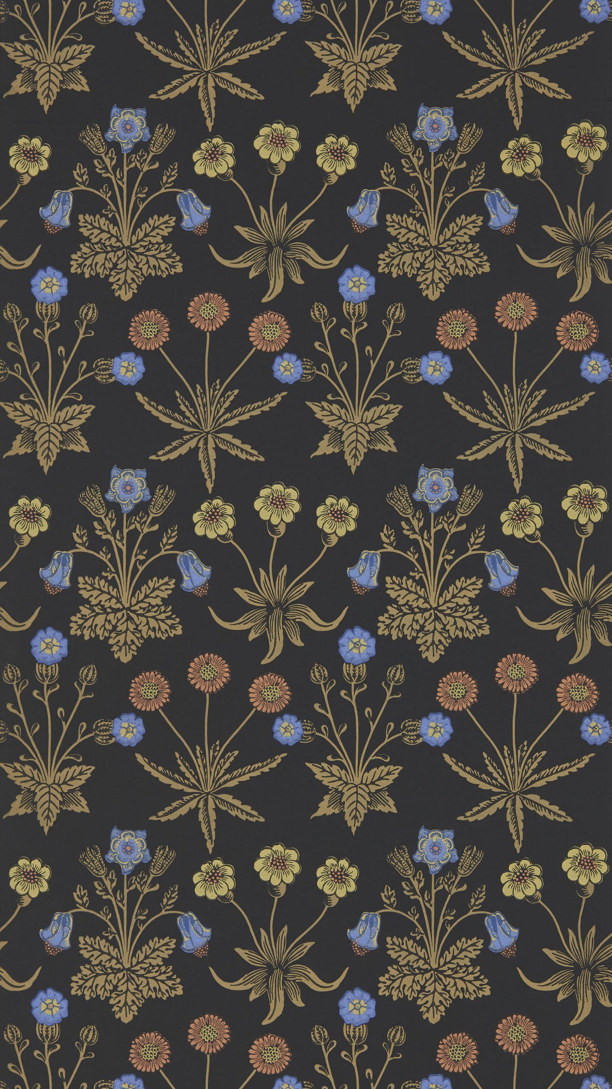 Morris & Co Moonlit Bedford Park Wallpapers Wallpaper