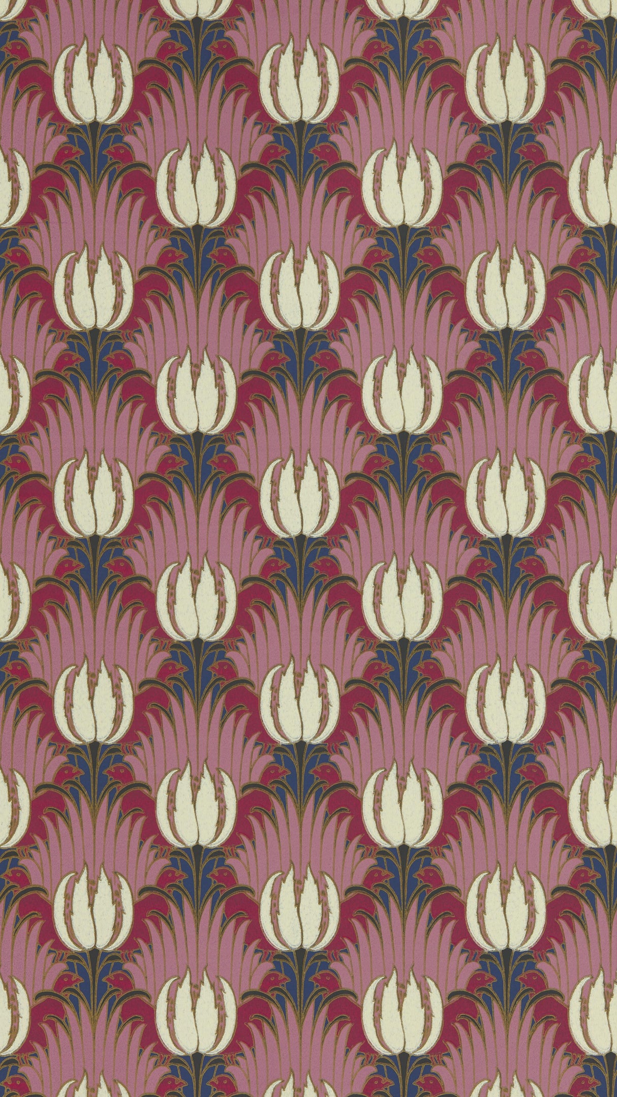 Morris & Co Amaranth & Blush Bedford Park Wallpapers Wallpaper