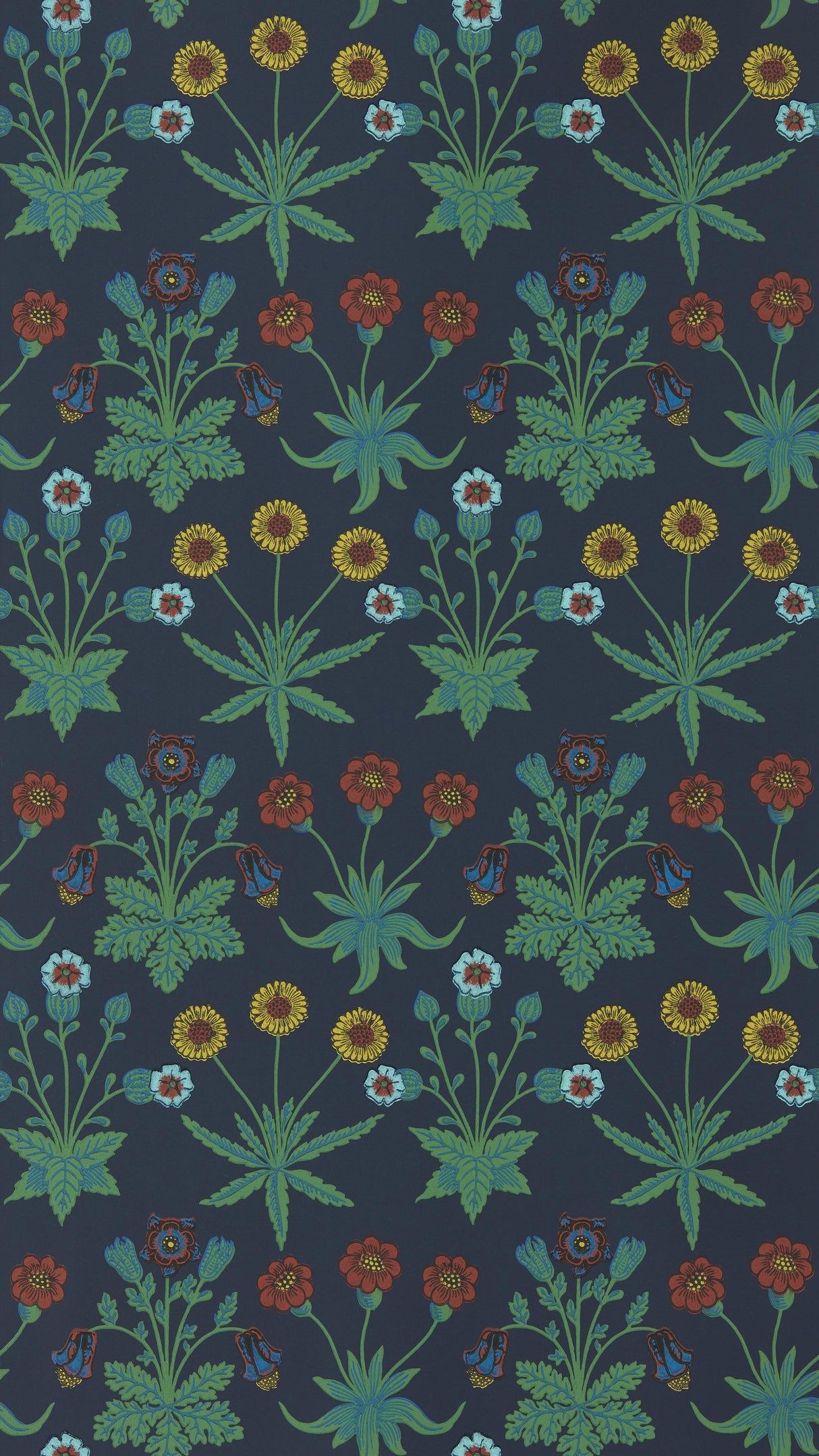 Morris & Co Midnight Bedford Park Wallpapers Wallpaper