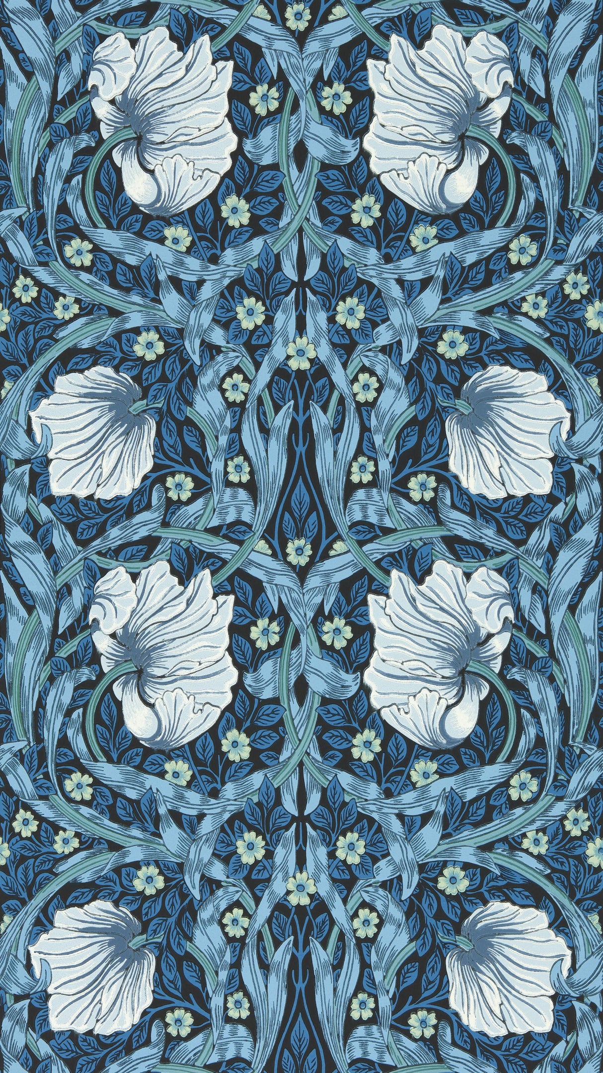 Morris & Co Midnight/Opal Bedford Park Wallpapers Wallpaper
