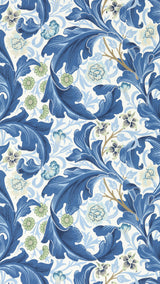 Morris & Co Paradise Blue Bedford Park Wallpapers Wallpaper