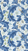 Morris & Co Leicester Paradise Blue Wallpaper