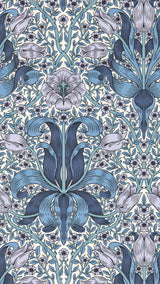 Morris & Co Indigo/Lilac Bedford Park Wallpapers Wallpaper