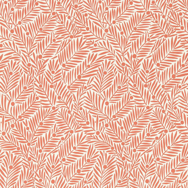 Morris & Co Yew & Aril Watermelon Wallpaper
