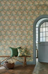 Morris & Co Tobacco/Pistachio Bedford Park Wallpapers Wallpaper