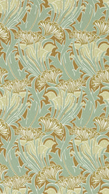 Morris & Co Tobacco/Pistachio Bedford Park Wallpapers Wallpaper