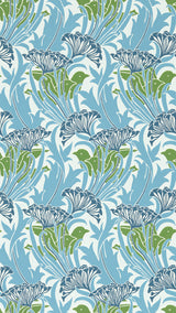 Morris & Co Garden Green/Lagoon Bedford Park Wallpapers Wallpaper