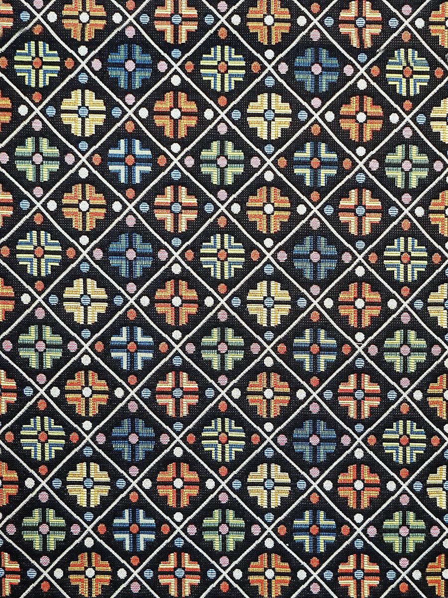 Scalamandre Kirov Multi / Black Fabric