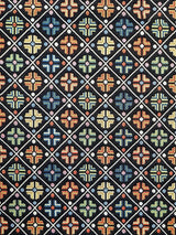 Scalamandre Kirov Multi / Black Fabric