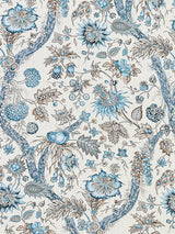 Scalamandre Fleurs Tropicales Water'S Edge Fabric