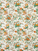Scalamandre Persephone Print Persimmon Fabric