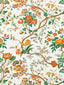 Scalamandre Persephone Print Persimmon Fabric