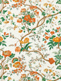 Scalamandre Persephone Print Persimmon Fabric