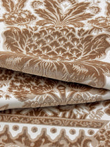 Scalamandre Regis Velvet Damask Fawn Fabric