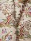 Scalamandre Avignon Brocade Spring On Ivory Fabric
