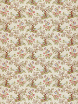Scalamandre Avignon Brocade Spring On Ivory Fabric