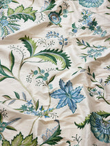 Scalamandre Seraphine Embroidered Silk Meadow Fabric