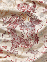Scalamandre Dragon Tableau Winter Rose Fabric