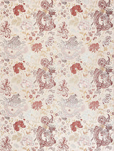 Scalamandre Dragon Tableau Winter Rose Fabric