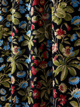 Scalamandre Millefleur Velvet Jet Meadow Fabric