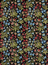 Scalamandre Millefleur Velvet Jet Meadow Fabric