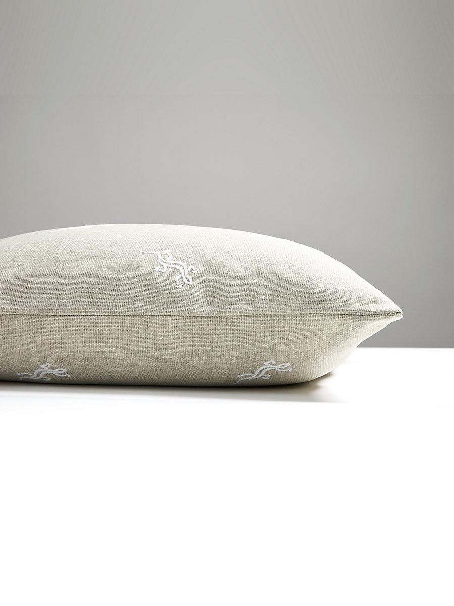 Scalamandre Gecko Outdoor 22 X 22 - Limestone Decorative Pillow