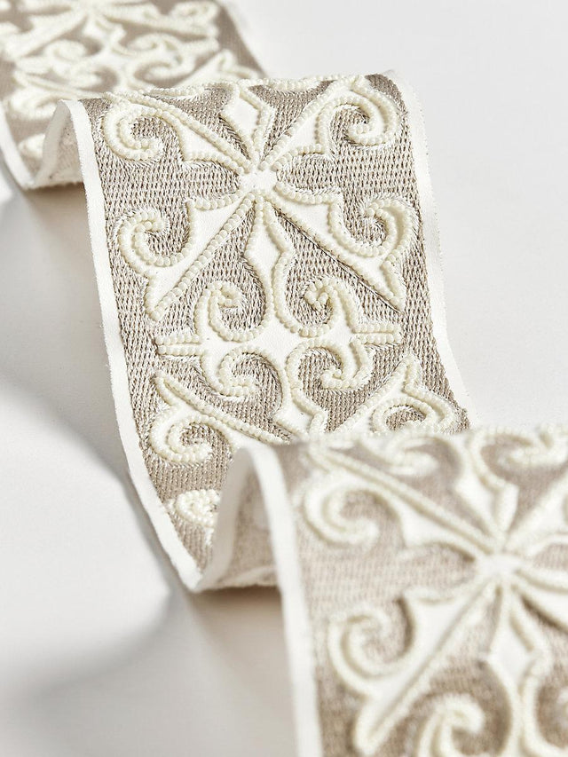 Scalamandre Saxony Embellished Tape Pearl Trim
