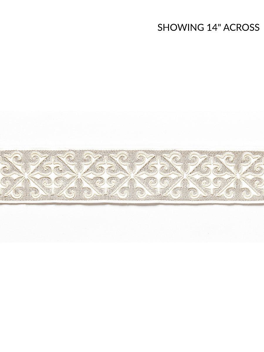 Scalamandre Saxony Embellished Tape Pearl Trim