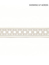 Scalamandre Archduke Embroidered Tape Ivory Trim
