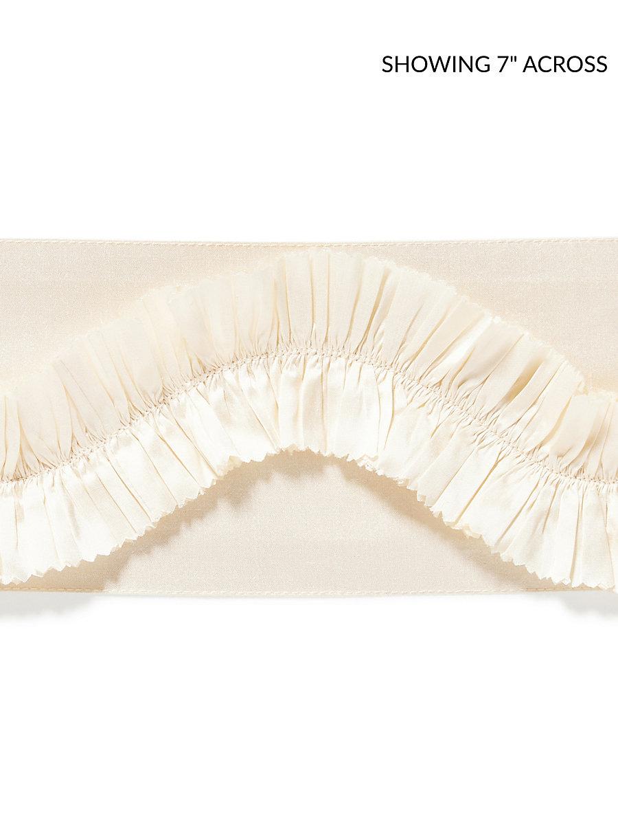 Scalamandre Ruffle Tape Ivory Trim