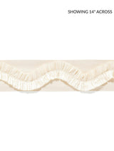 Scalamandre Ruffle Tape Ivory Trim