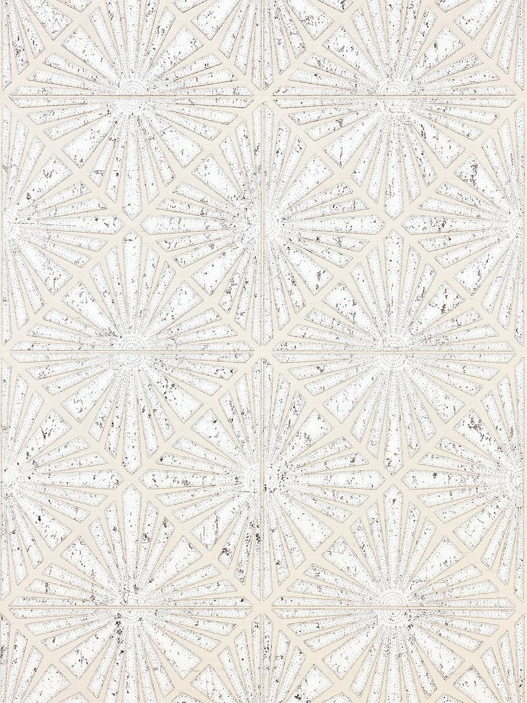 Scalamandre Milan Diamond Grasscloth Parchment Wallpaper