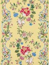 Scalamandre Camellia Trellis Butter Blue Fabric