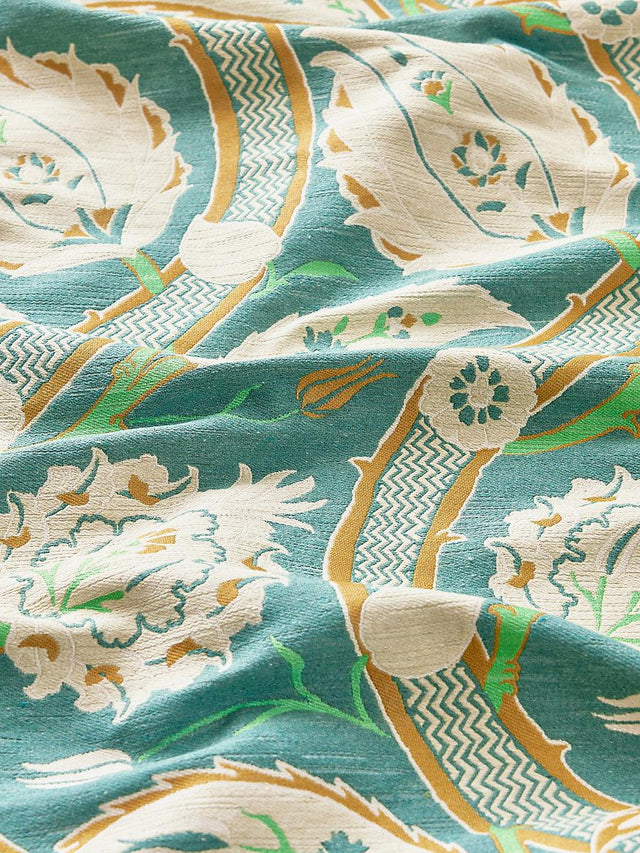 Scalamandre Kemha Woven Verdigris Fabric