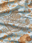 Scalamandre Dragon Tableau Copper Sky Fabric