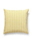 Scalamandre Check Please Outdoor 22 X 22 - Goldenrod Decorative Pillow