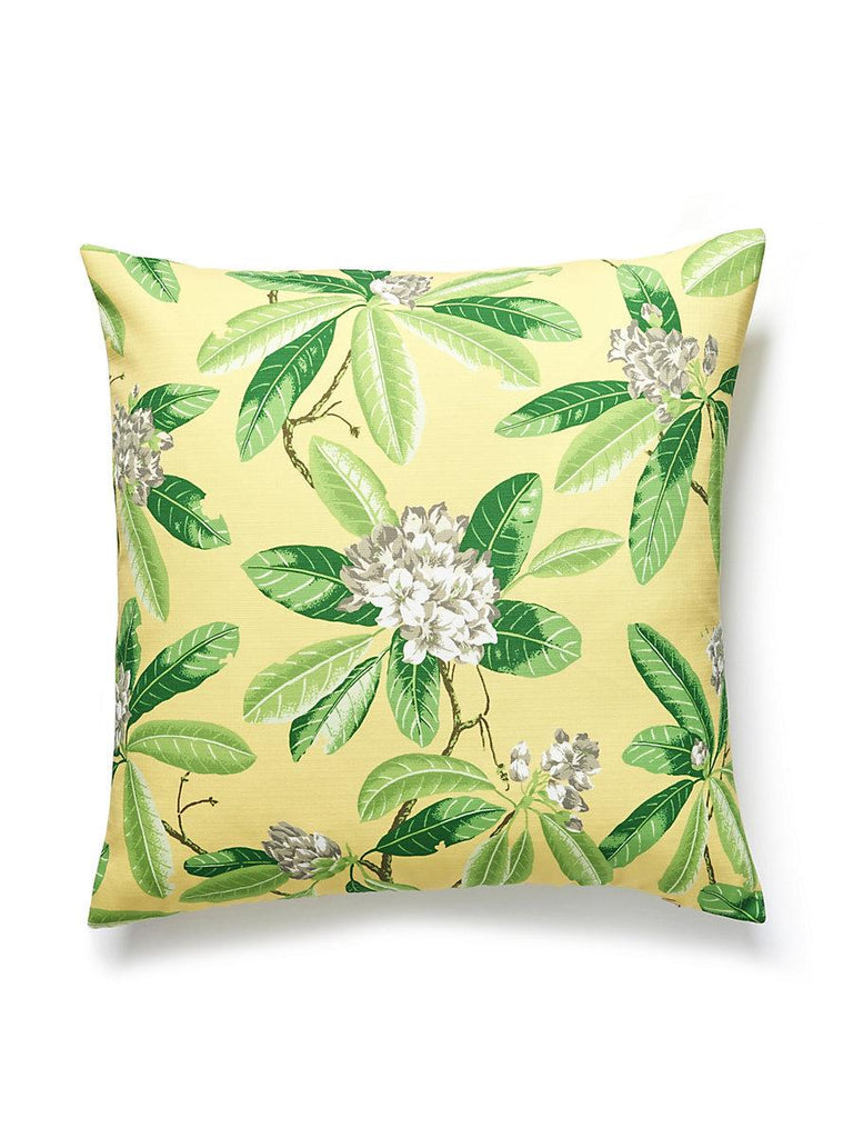 Scalamandre Rhododendron Outdoor Pineapple Pillow