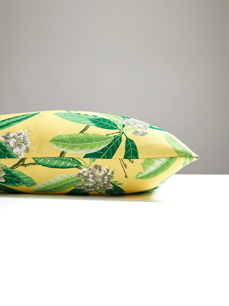 Scalamandre Rhododendron Outdoor Pineapple Pillow