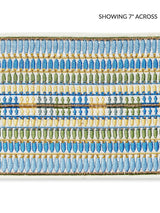 Scalamandre Amarna Embellished Tape Nile Blue Trim