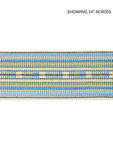 Scalamandre Amarna Embellished Tape Nile Blue Trim