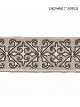 Scalamandre Saxony Embellished Tape Bronze Trim