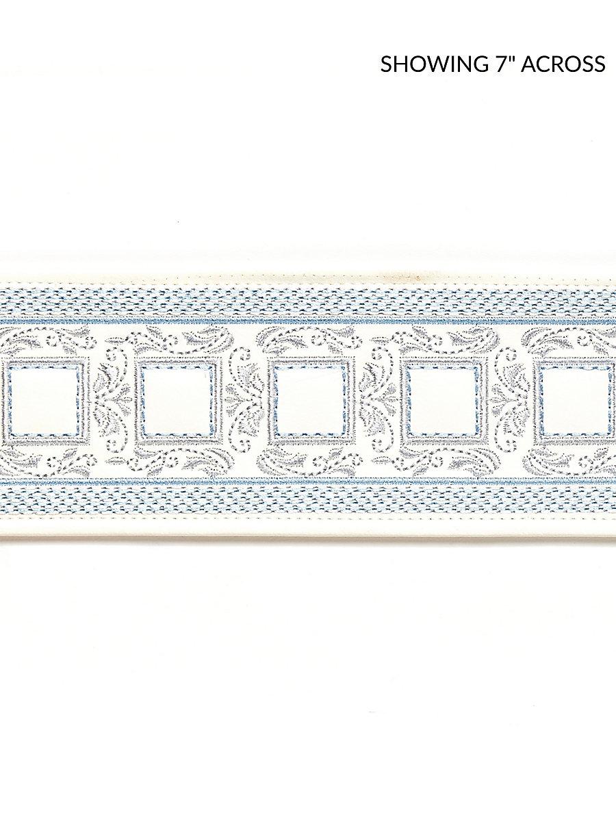 Scalamandre Archduke Embroidered Tape Sky Trim