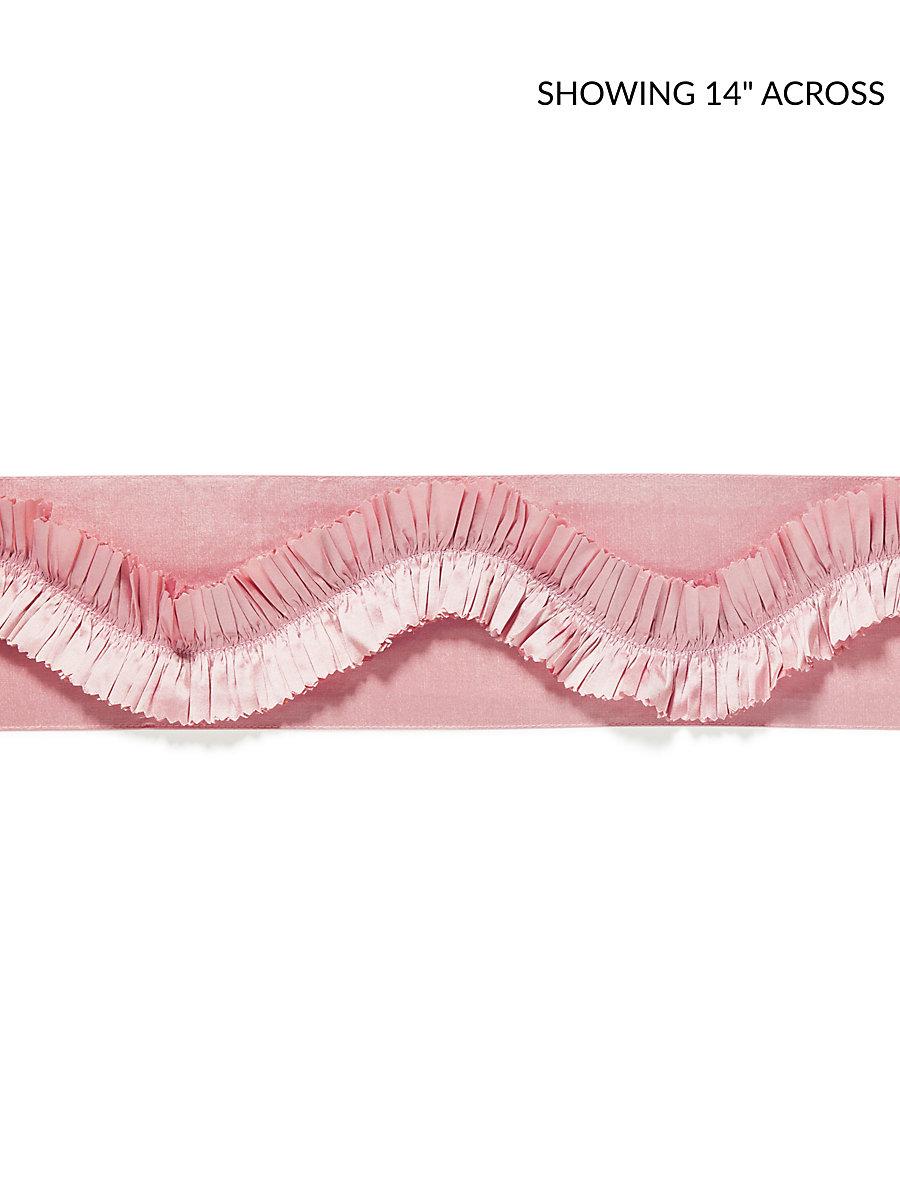 Scalamandre Ruffle Tape Pale Rose Trim