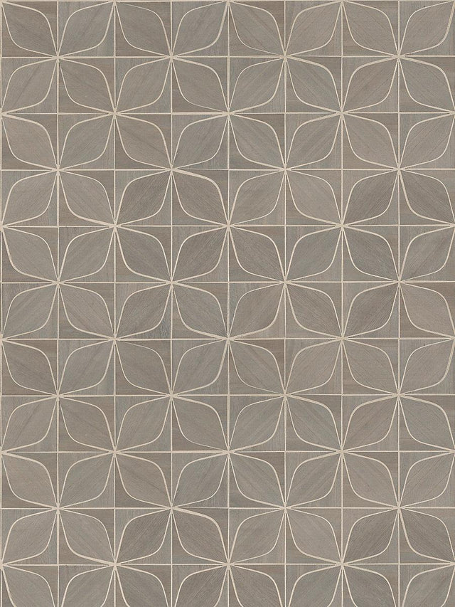Scalamandre Melody Weathered Oak Wallpaper