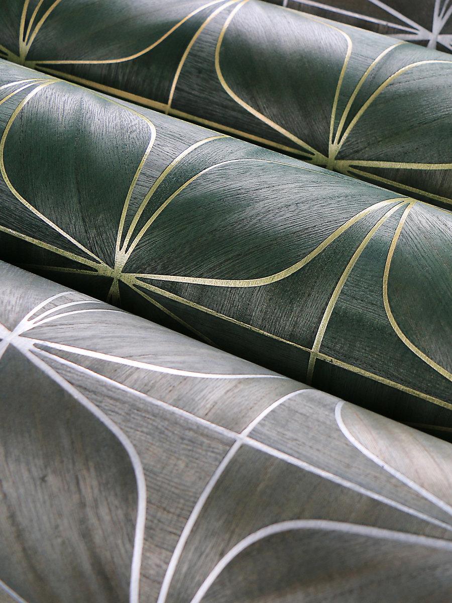 Scalamandre Melody Weathered Oak Wallpaper